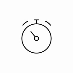 alarm stopwatch ringing icon sign vector