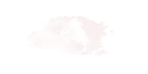 White Cloud Texture: Abstract Background Element on transparent background
