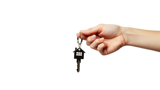 holding house keys png