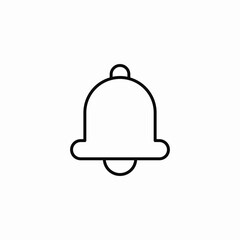 notification bell ring icon sign vector