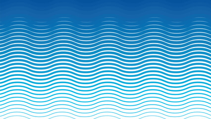 Sky blue stripes wavy line pattern background for modern abstract fabric wallpaper and digital design