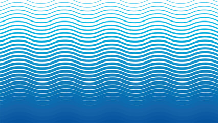 Sky blue stripes wavy line pattern background for modern abstract fabric wallpaper and digital design