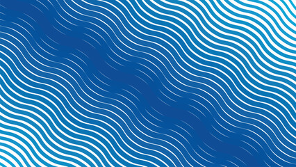 Sky blue stripes wavy line pattern background for modern abstract fabric wallpaper and digital design