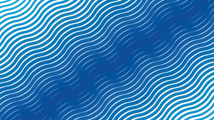 Sky blue stripes wavy line pattern background for modern abstract fabric wallpaper and digital design