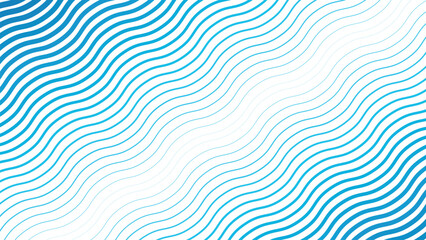 Sky blue stripes wavy line pattern background for modern abstract fabric wallpaper and digital design