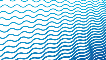 Sky blue stripes wavy line pattern background for modern abstract fabric wallpaper and digital design