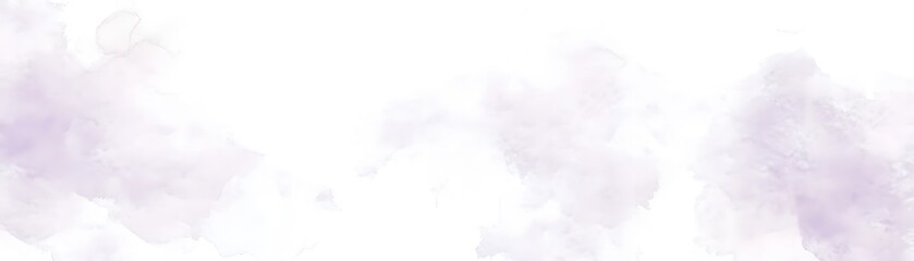 Delicate lavender watercolor splotches on a white background.