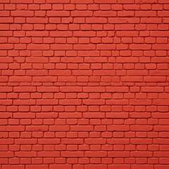Obraz premium Vivid red brick wall texture background