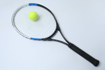 sport tennis on a white background
