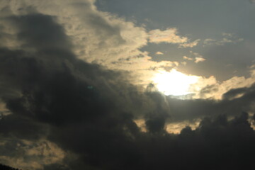 Fototapeta premium the cloud photo, low angle view