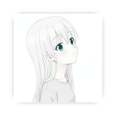 Ai genarate anime black and white