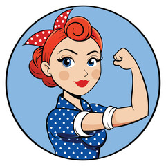 confident woman vector 