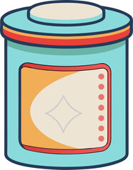 illustration of a Baking Powder 