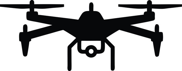 Stylized Drone Vector for Innovative Graphic Art
