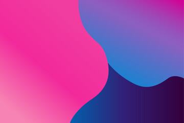 Abstract background with deep, fluid gradient shapes in a futuristic palette of dark blue and pink. A moody and sophisticated design with a luminous, flowing aesthetic.