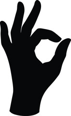OK Hand Gesture Icon