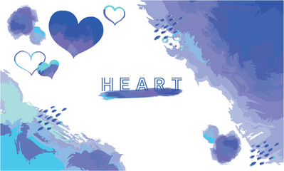 クールなハートが可愛い　フレーム　セット