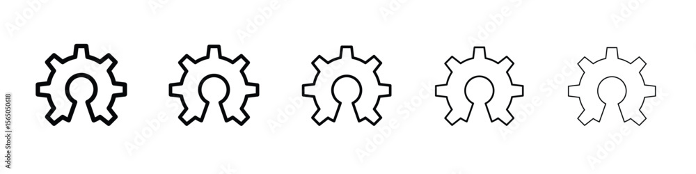 Poster open source icon vector in editable stroke linear pictogram
