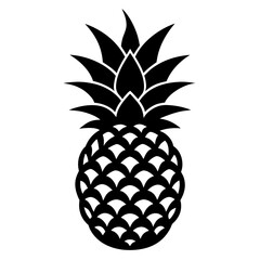 Obraz premium pineapple on white