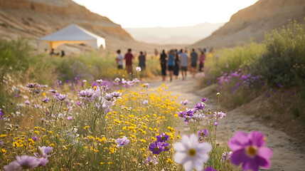 Color and Life at the Desert Bloom Festival in Israel