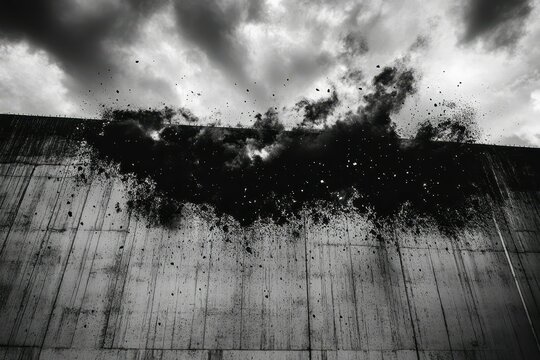 Naklejki high quality visual of motivational quotes on a grey space