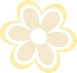 cute colorful flower bloom decoration