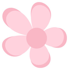 cute colorful flower bloom decoration