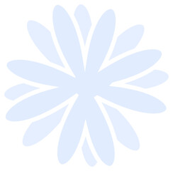cute colorful flower bloom decoration