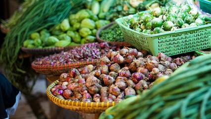 Vibrant Fresh Produce at a Farmer's Market