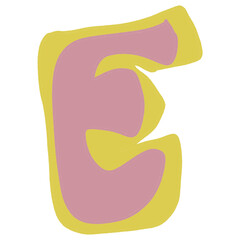 Unique Ugly Font Abjad