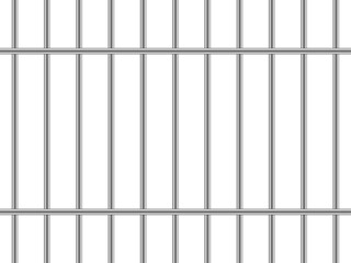 Minimalist Metal prison bars vector illustration
