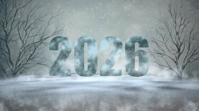 iced letters shining in the chilly winter woods morning glow