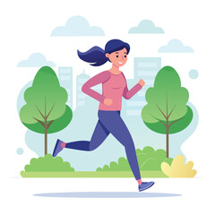 Male and Female Teacher Vector, Stylized Cyclist Vector, Stylish Female Shopping Vector