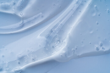 Cooling Blue Gel Backdrop. Fresh Base for Cosmetic Displays, Serum Campaigns and Skincare Social...