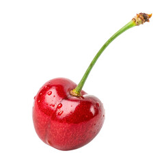 cherry, isolated, transparent, background, fruit, red, fresh, juicy, sweet, healthy, organic, food, snack, summer, produce, vibrant, nature, dessert, ingredient, vitamin, delicious, ripe, natural, die