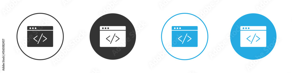 Poster web code icon