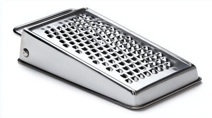 Sharp Stainless Steel Grater – Food Preparation Equipment on White

