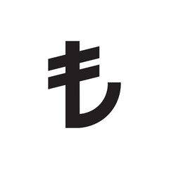 Obraz premium Turkish lira money sign currency symbol template