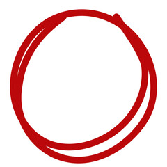 Hand drawn line circle, doodle circles for marker pen, pencil, circling mark