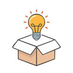light bulb idea concept
