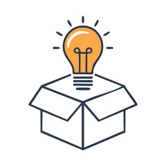light bulb idea concept