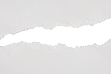 torn or ripped white paper isolated on transparent png background,realistic torn paper edges,Torn Paper effect mockup