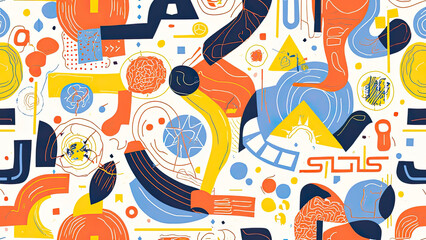abstract seamless pattern