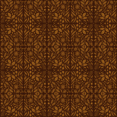 Traditional Indonesian Batik and Songket Textile Patterns – Seamless Ethnic Fabric Background, Ornamental Decorative Vector, Cultural Textile Art