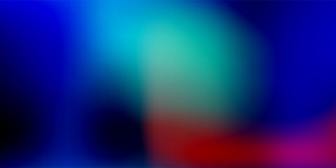 Corrugated iridescent glass background with gradient ribbed abstract design and blue pattern.