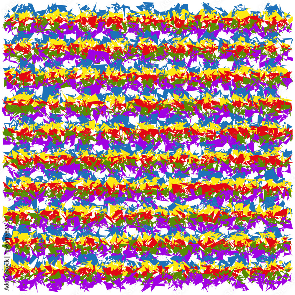 Poster pixel mosaic pattern. dense rainbow vector. vibrant noise texture. abstract color field.