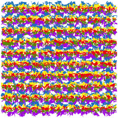 Pixel mosaic pattern. Dense rainbow vector. Vibrant noise texture. Abstract color field.