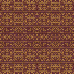 Traditional Indonesian Batik and Songket Textile Patterns – Seamless Ethnic Fabric Background, Ornamental Decorative Vector, Cultural Textile Art