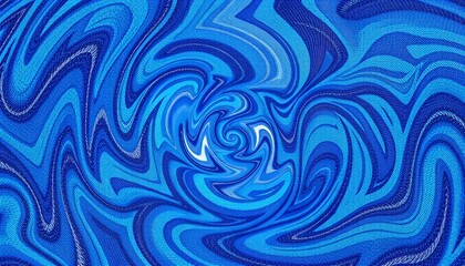 Swirling blue abstract art digital creation colorful design vibrant environment artistic viewpoint