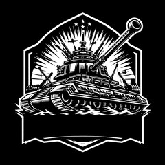 Obraz premium vector tank illustration